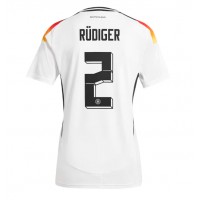 Camiseta Alemania Antonio Rudiger #2 Primera Equipación Replica Eurocopa 2024 mangas cortas